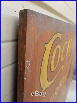 100+ yr old Beautiful WOODED COCHATO CLUB Bowling Sign BRAINTREE Massachusetts