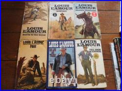 115 Louis Lamour books estate collection some rare book lot L'Amour western old