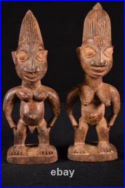18536 African Old Ibeji Figure / Twin Figure Nigeria