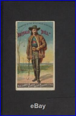 1888 N162 Goodwin & Co Old Judge Tobacco Buffalo Bill Cody NO Creases