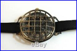1914-18 1st WORLD WAR NEW OLD STOCK OFFICERS TRENCH WATCH SHRAPNEL COVER