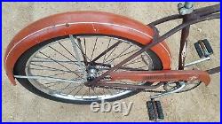 1952 Schwinn Bicycle-maybe old Whizzer build (see frame weld). Some parts not OG