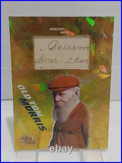 2021 Pieces of the Past Old Tom Morris Handwritten Relic 1/1 Rare