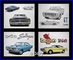 28 Old Dealer Ad Poster Prints Dodge Scat Pack Plymouth Rapid Transit System