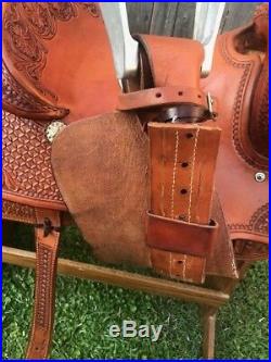 3 Year Old Custom Western Show Saddle Full Rigging Made By Stillinger