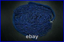 50 Strings of Authentic Old Lapis Lazuli 2mm Beads Natural From Afghanistan