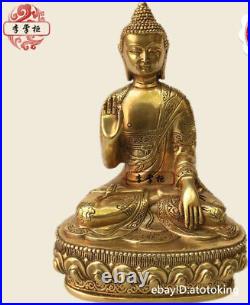 8.4China collection Tibetan Buddhism old pure copper Not empty to become Buddha
