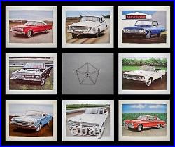 8 Old Scenic Poster Prints Coronet Polara 1964 1963 1962 1965 1966 1967 Dodge