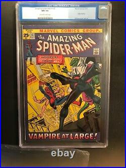 AMAZING SPIDER-MAN #102 CGC 9.4 OW To WHITE PAGES. Old Marvel 1971 Morbius Movie