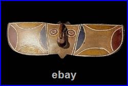 African mask, African Art wall art OLD African Wall Decor Plank mask -4227