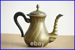 Ancient Old Collection Beautiful Mughal Brass Bronze Milk Tea Water Kettle Pot