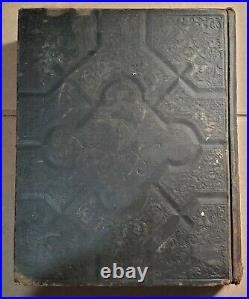 Antique Old King James Version Holy Bible With Some Family Genealogy Listed