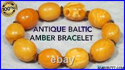 Baltic Amber Old Natural Bracelet 31 Grams High Class Authentic Collectible