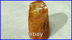Baltic Amber Old Natural Stone 97 Grams Collectible Amber Stone for Carving