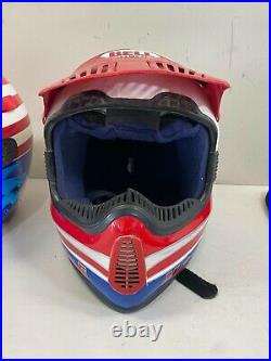Bell Helmet Moto 5 Moto 7 Collection Old School Rick Johnson Helmets