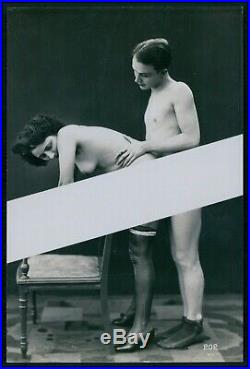 Biederer couple nude woman old 1920s postcard lot set of 5 originally censored