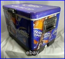 Bud Light Football 50qt Steel Belted Cooler NEW OLD STOCK