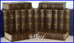 Charles Dickens 15 BOOK Collection BROWN COLLECTION C1930's Vintage 86 YRS OLD