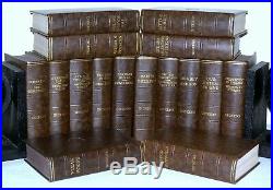 Charles Dickens 16 BOOK SET BROWN COLLECTION C1930's, Vintage, 86 YEARS OLD