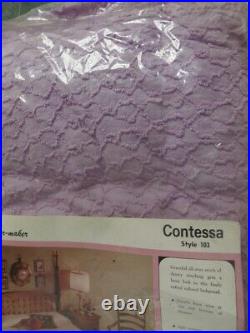 Chenille Bedspread New Old Stock Contessa Lilac Full Size