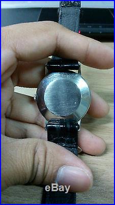 Collectible Old Vintage Longines Automatic Mechanical Military Watch Croc band