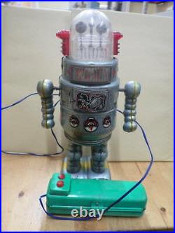 D25A1 Old tin robot Alps door robot Remote control walking robot JP junk