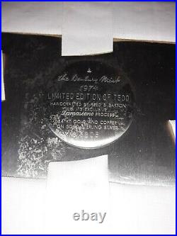 Danbury Mint, Currier & Ives, The Old Crest Hill, Sterling Silver Plate, 8