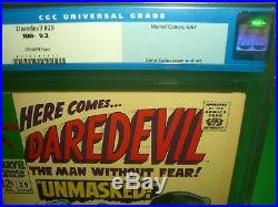 Daredevil 29 CGC 9.2 Off White 1967! Old Blue Label not CBCS Marvel Silver Age
