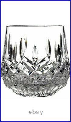 EUC Set of 2 Waterford Crystal LISMORE Roly Poly Old Fashioned 9 oz Rocks Glass