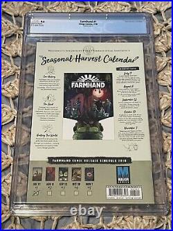 FARMHAND #1 CGC 9.8 Old Major Variant Image Comics Guillory 1st Appearance 2018