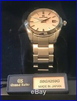 Grand Seiko Heritage Collection SBGX259 37mm White Dial Quartz 1 Month Old
