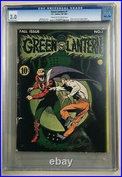 Green Lantern 1941 #1 CGC 3.0 Golden Age Old Label Classic Cover