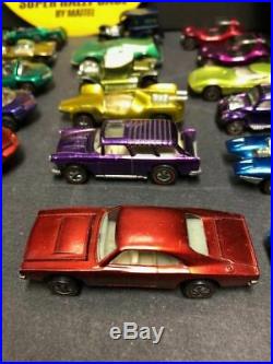 HOT WHEELS REDLINE 24 Old Diecast Car Huge Lot 60's Case Model collection Mattel