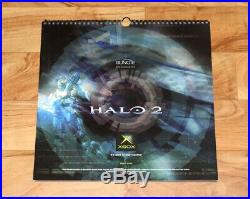 Halo 2 Old Xbox Rare Limited Edition 2004 Calendar Bungie Collectible