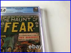 Haunt Of Fear 18 Cgc 2.0 Pre Code Horror Ec Comics Ingels Old Witch Cover Davis