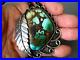 Huge-Old-HIGHGRADE-Native-American-Royston-Turquoise-Sterling-Silver-Bolo-Tie-3-01-smkz