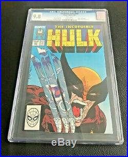 Incredible Hulk #340 CGC 9.8 NM/MT Old Case (1988) McFarlane Wolverine Cover