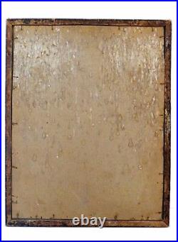Indian Old Rare Collectible Kangra Subject Decorative Framed Painting. I54-15