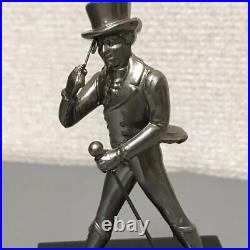 JOHNNIE WALKER Figure Old Scotch Whisky Novelty Statue Rare STILL GOING STRONG