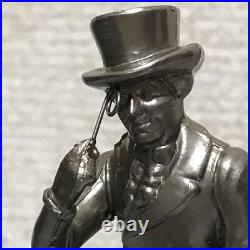JOHNNIE WALKER Figure Old Scotch Whisky Novelty Statue Rare STILL GOING STRONG