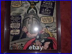 Journey into Mystery 85 CGC 5.0 WHITE Pages Old Label Not Pressed 1st Loki