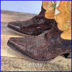 Justin Vintage Collection Made to Look Old CowBoy Boots Size 9