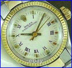 Ladies Rolex Oyster Perpetual 6804 Automatic, Vintage 52 Years Old, Collectable
