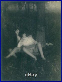 Large size Monsieur X French nude woman prostitute original old 1930s photo cc