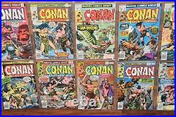 Lot of 37 old Conan The Barbarian 1972 Marvel Comic Book INCOMPLETE run # 17-99