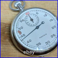 MOERIS VINTAGE STOPWATCH SWISS RARE Art Deco Old MILITARY FOR COLLECTION