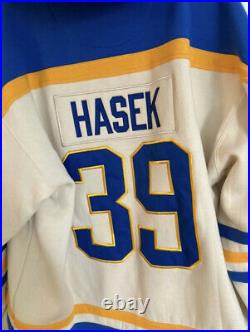 Men's Old Time Hockey Rafters Collection Buffalo Sabres Dominik Hasek #39 Hoodie
