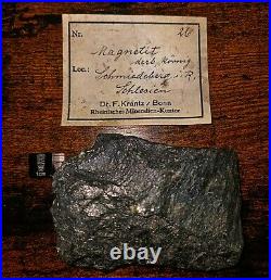 NOT A Meteorite -Magnetit old Krantz label