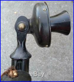 Old Antique American Bell Telephone Company Co Candlestick Rotary Dial Phone