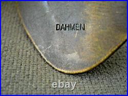 Old DAHMEN Southwestern Striking Morenci Turquoise Sterling Silver Pendant